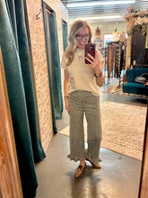Load image into Gallery viewer, Gingham Ruffle Hem Pants