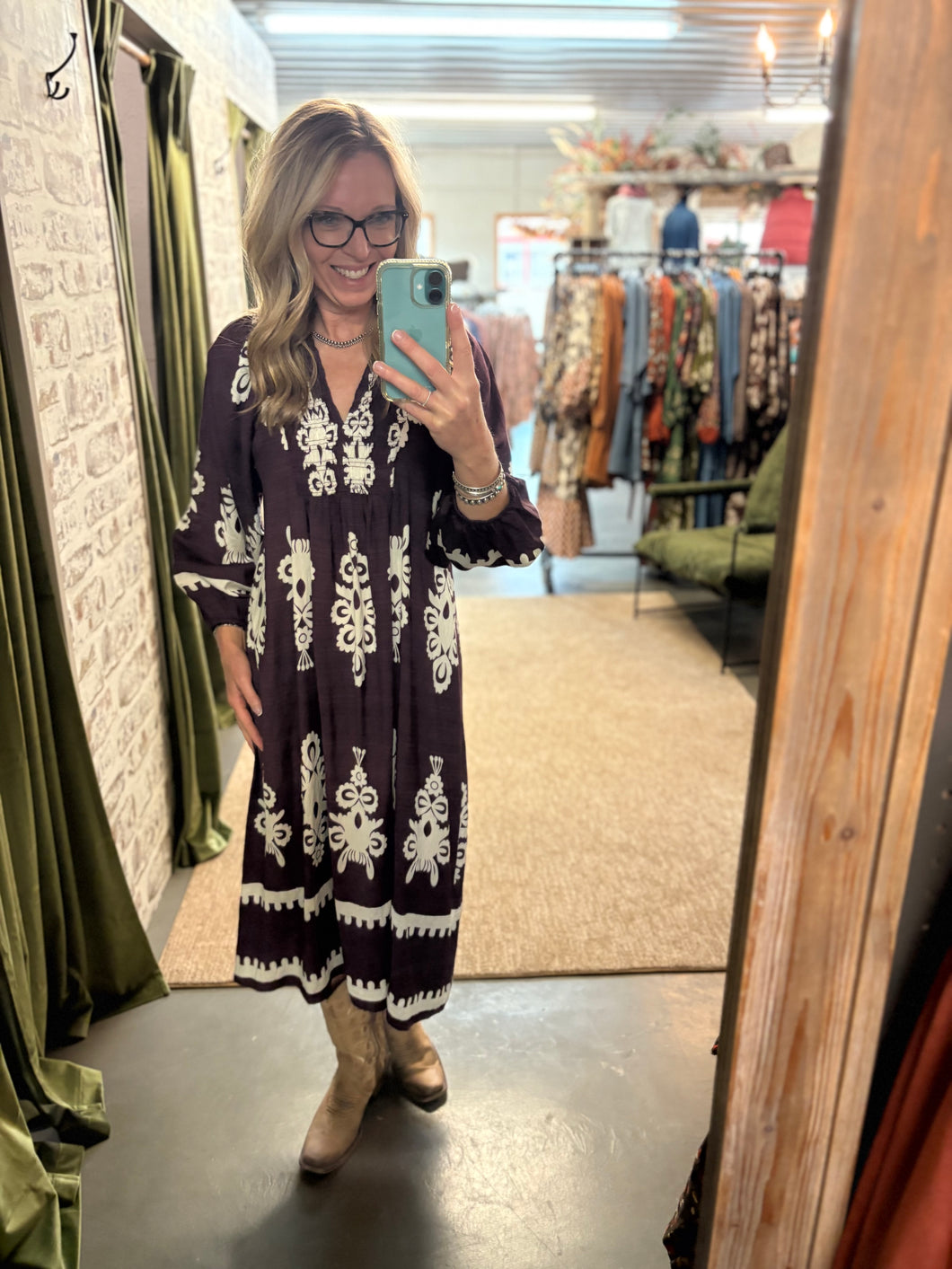 The Orchard Blossom Midi Dress