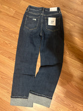 Load image into Gallery viewer, High Rise Cuffed Straight Jean
