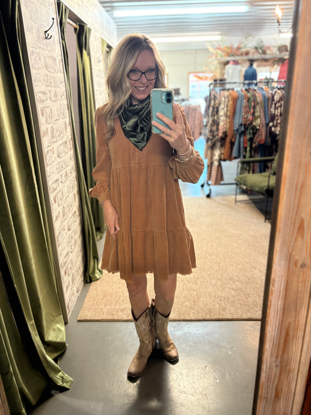 Rustic Horizon Tiered Dress