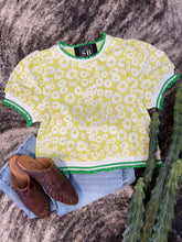 Load image into Gallery viewer, Daisy Puff Sleeve Knit Top
