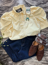 Load image into Gallery viewer, Striped Puff Sleeve Blouse
