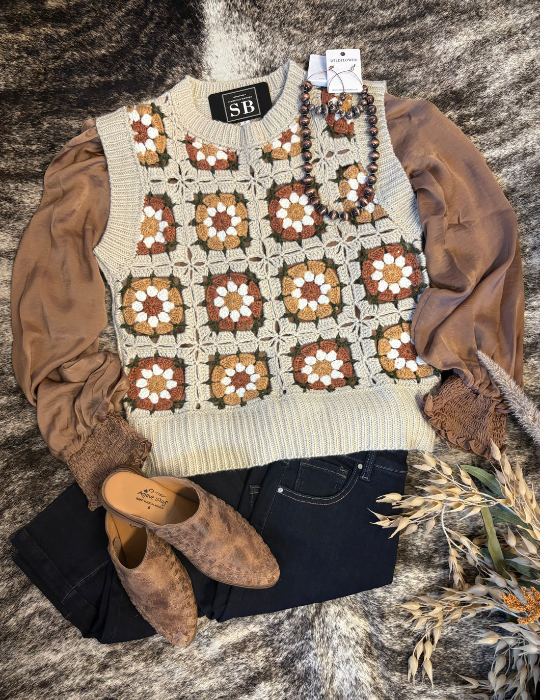 The Prairie Patch Sweater Vest