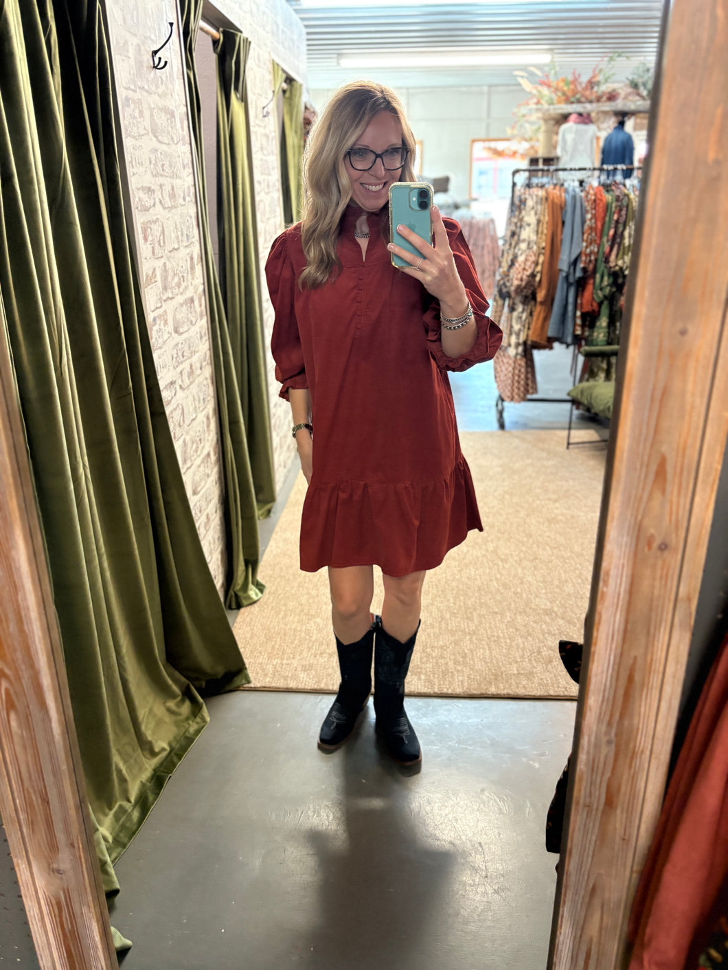 Rust Mesa Dress