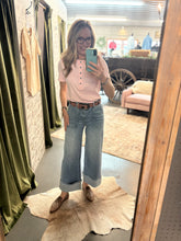 Load image into Gallery viewer, Turquoise Snap Tee

