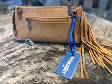 Load image into Gallery viewer, Embroidered Aztec Canvas Wristlet
