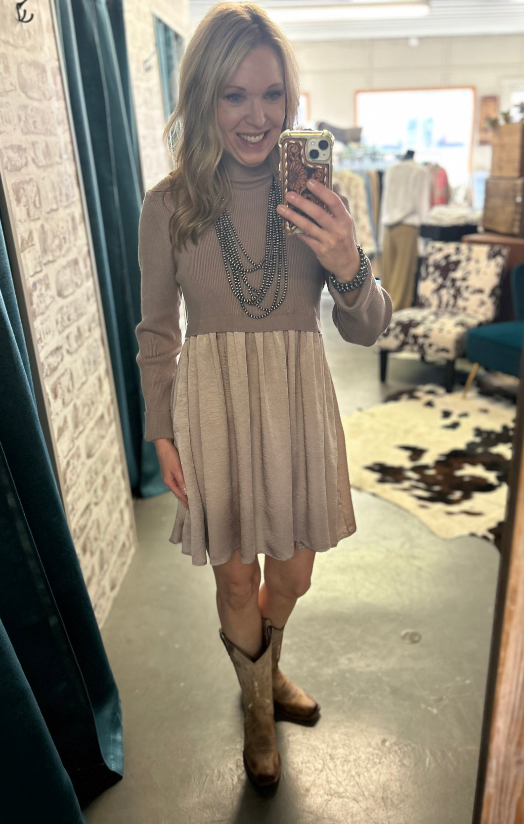 Sweater Top Dress