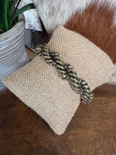 Load image into Gallery viewer, Burnished Gold Stretch Bracelet
