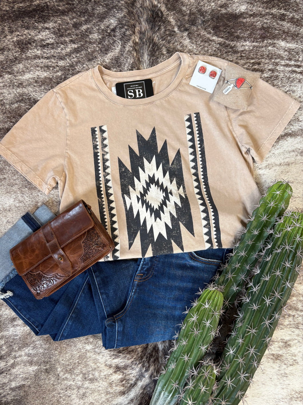 Navajo Geometric Tee