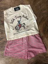 Load image into Gallery viewer, Red &amp; White Gingham Shorts
