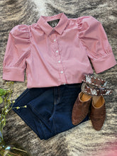 Load image into Gallery viewer, Striped Puff Sleeve Blouse
