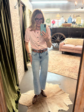 Load image into Gallery viewer, Soft Pink Concho Button Down

