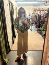 Load image into Gallery viewer, Mocha High Rise Crop Jeans
