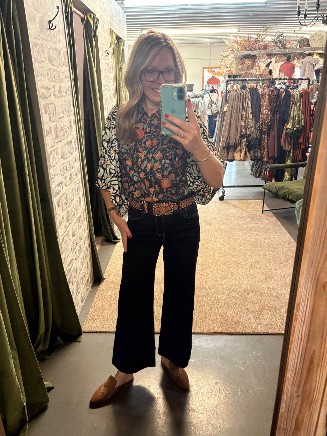 The Patchwork Prairie Pearl Snap
