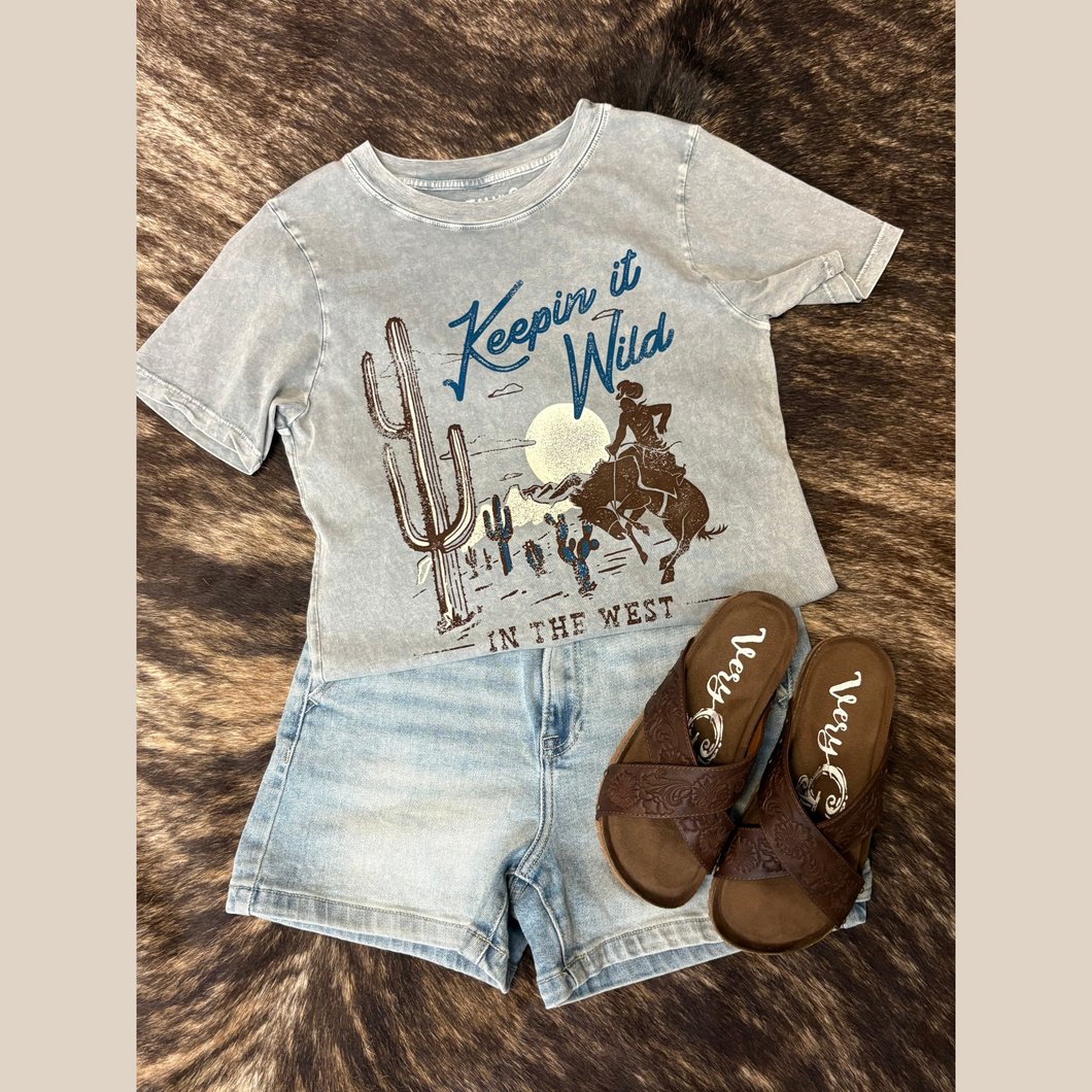 Keepin It Wild Mineral Tee