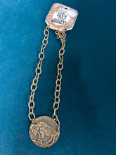 Load image into Gallery viewer, Bronze Coin Necklace - Stagecoach Boutique

