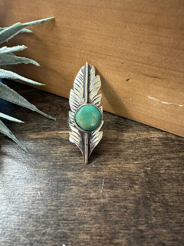 Chalcedony Feather Ring - Stagecoach Boutique