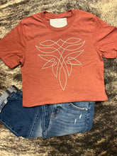 Load image into Gallery viewer, Cowgirl Bootstitch Tee - Stagecoach Boutique
