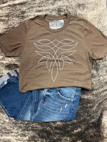 Cowgirl Bootstitch Tee - Stagecoach Boutique