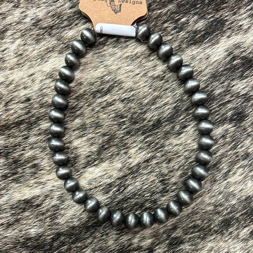 Faux Navajo Pearl 10mm Necklace - Stagecoach Boutique