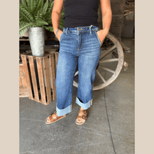 Load image into Gallery viewer, High Rise Crop Wide Cuff - Stagecoach Boutique
