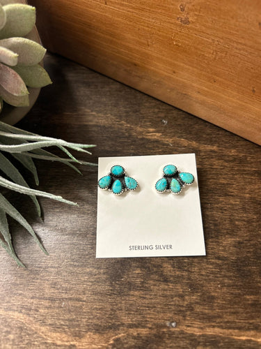 Kingman Turq Earrings - Stagecoach Boutique