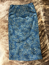 Load image into Gallery viewer, Long Flower Satin Skirt - Stagecoach Boutique
