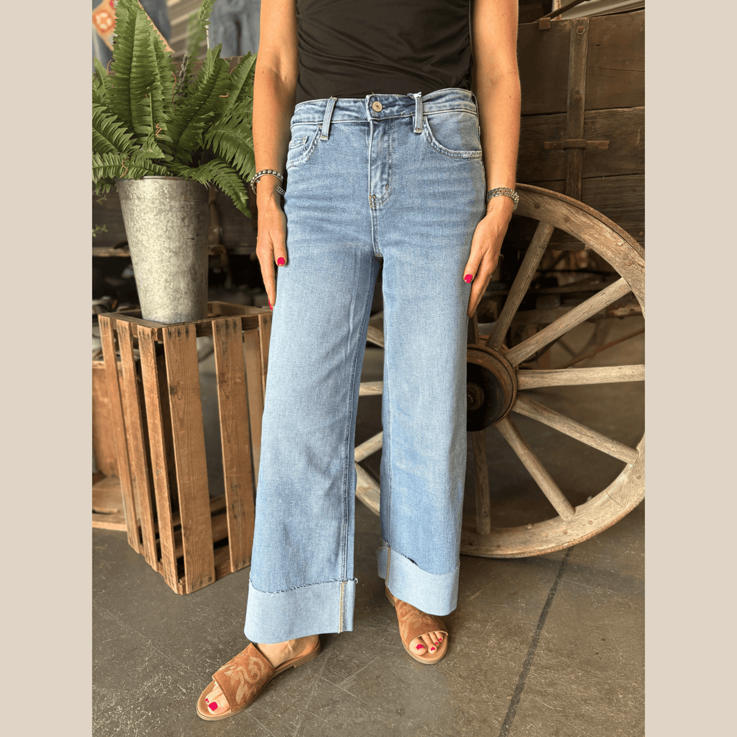 Mid Rise Wide Flare - Stagecoach Boutique