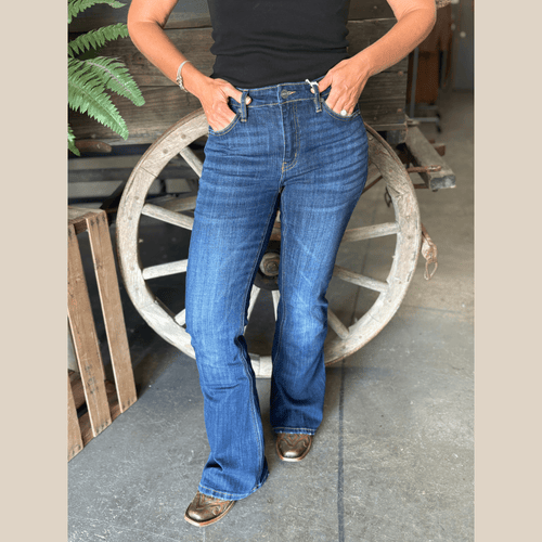 Petite Mid Rise Flare - Stagecoach Boutique